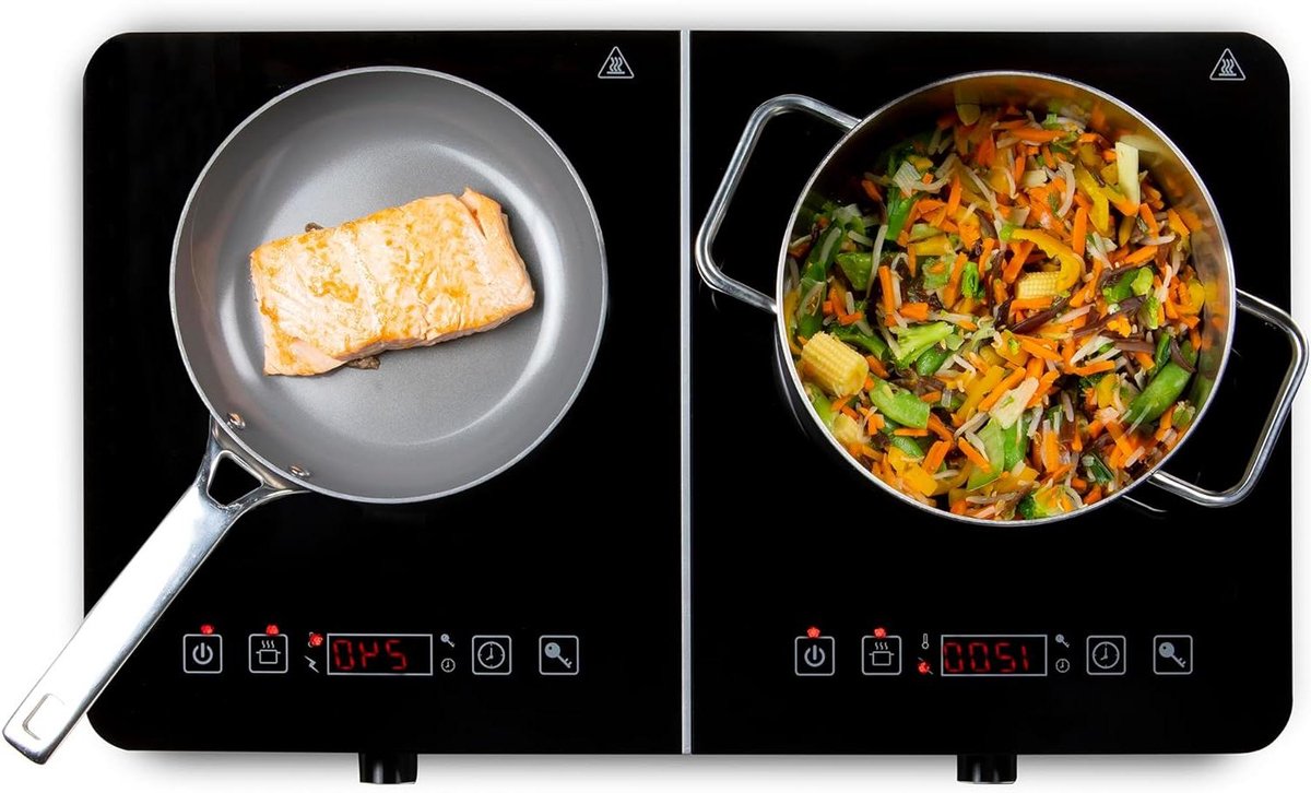 Inductie Kookplaat - Elektrisch fornuis - Thuis koken - Snelle opwarming - 3500W - Zwart