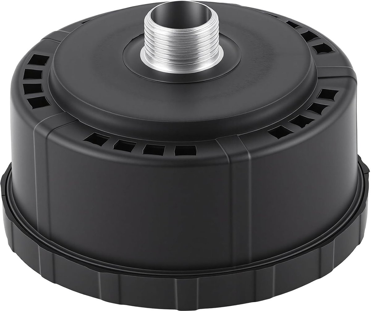 Ronde Geluidsdemper voor Luchtcompressor met Inlaatfilter en 80mm Diameter voor Efficiënte Prestatie