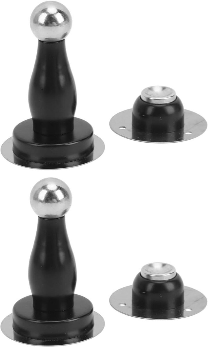 RV Deurhouder - Magnetische Deurvanger - Camper Interieur - Stille Werking - 12 x 10 x 6 cm - Grijs