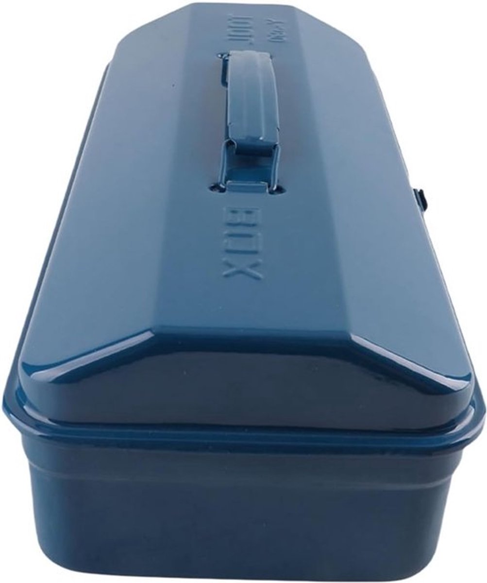 Multifunctionele gereedschapskoffer voor reparatie en opslag, blauw, 37 x 16 x 11 cm, ideaal voor klussen en organisatie
