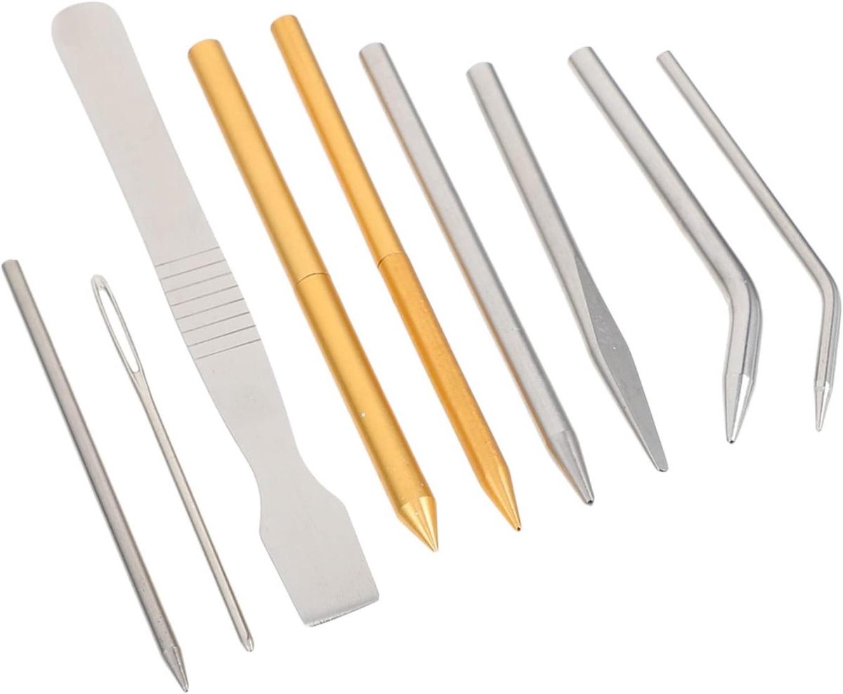 Vlechtset - Weefnaalden Paracord - Armbanden Maken - Set van 10 stuks - 12 cm lengte - Zilver