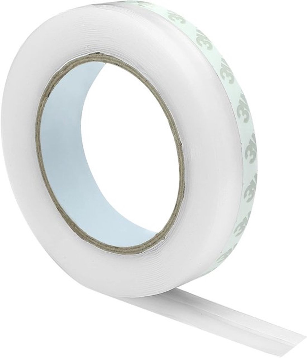 Siliconen Deurrubber Strip voor Dichtingen - Winddicht, Geluiddicht en Stofdicht - Transparante Weerstrip voor Deuren en Ramen (8M 25mm)