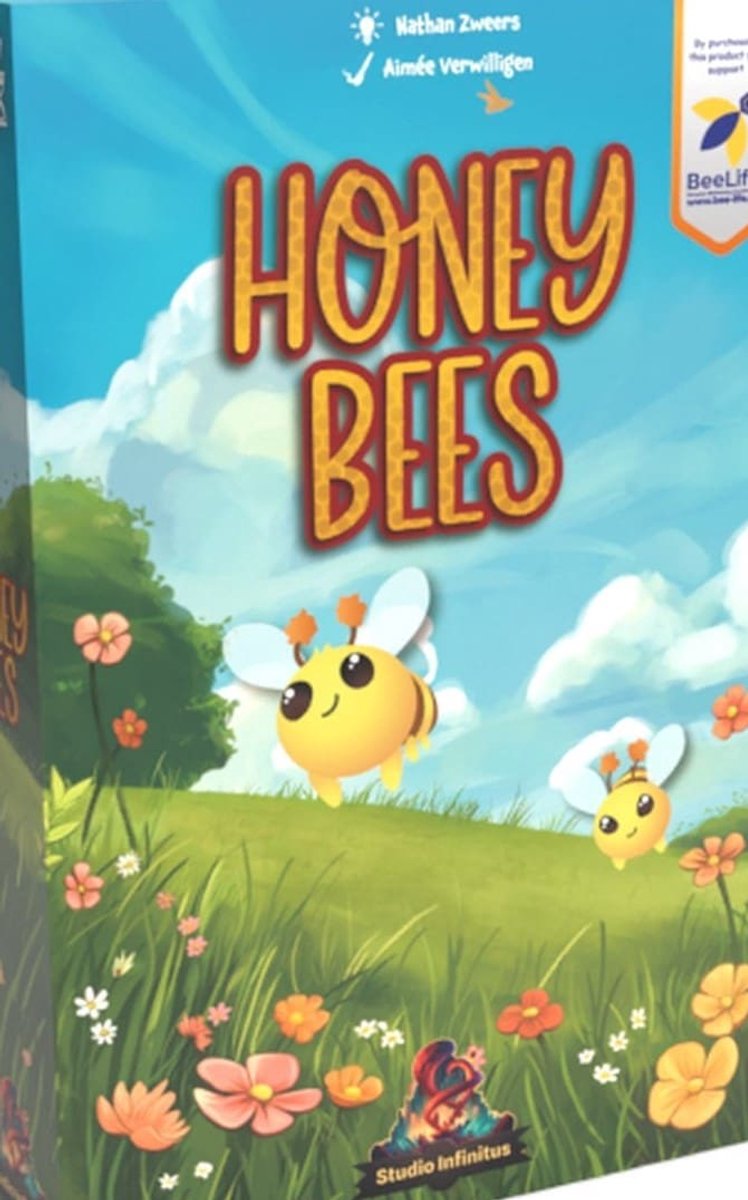 Studio Infinitus dobbelspel honey bees familiespel gezelschapsspel.