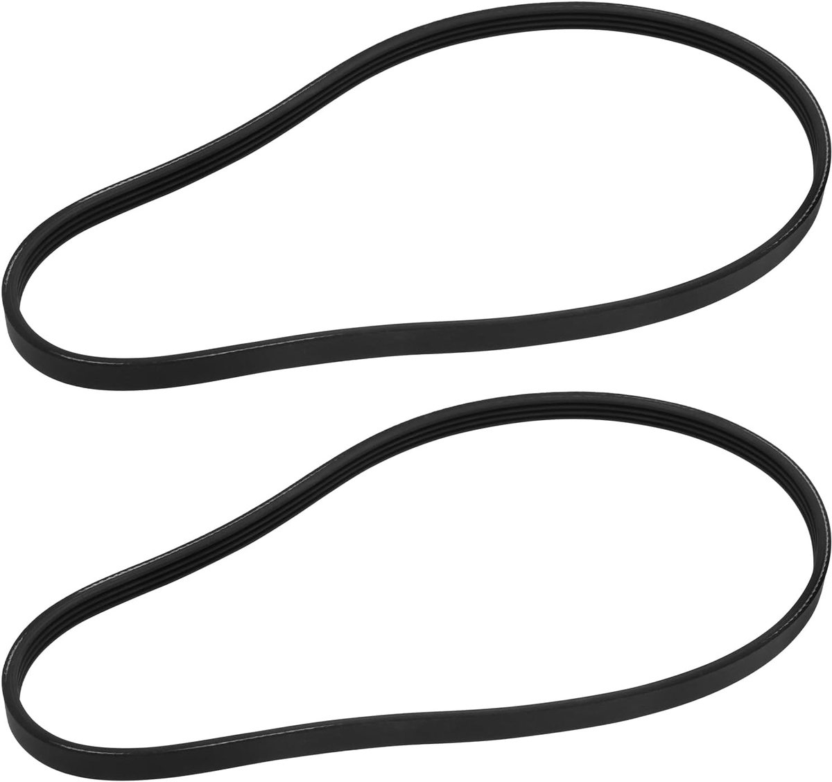 SnelShoppen - 2 Stuks 4PJ600 Rubber Aandrijfriem Synchronous Belt 10mm Breed voor Elektrische Houtbewerkingsmachine 600mm Omvang