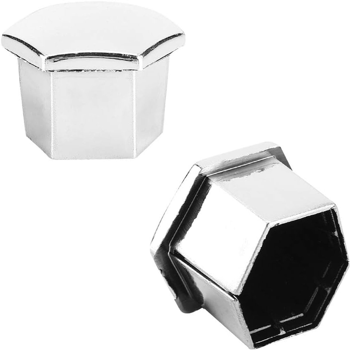 SnelShoppen - Wheel Nut Rim Cover Set van 20 Stuks - Gemakkelijk Te Installeren Nylon Plastic Caps voor Peugeot 307 308 408 206 207 - Bescherm en Verf