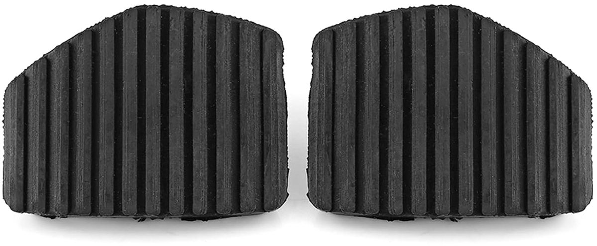 SnelShoppen - 1 Paar Rubber Clutch Brake Pedal Deksel voor Citroen 1007 207 208 301 C3 C4 C5 C6 C8 - Effectieve Bescherming, Eenvoudige Installatie