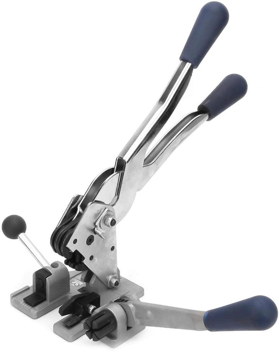 SnelShoppen - Steel Belt Spanningstang Crimper Set - Efficiënte 3-in-1 Strapping Machine - Duurzaam en Lichtgewicht - Voor Industrieel Gebruik