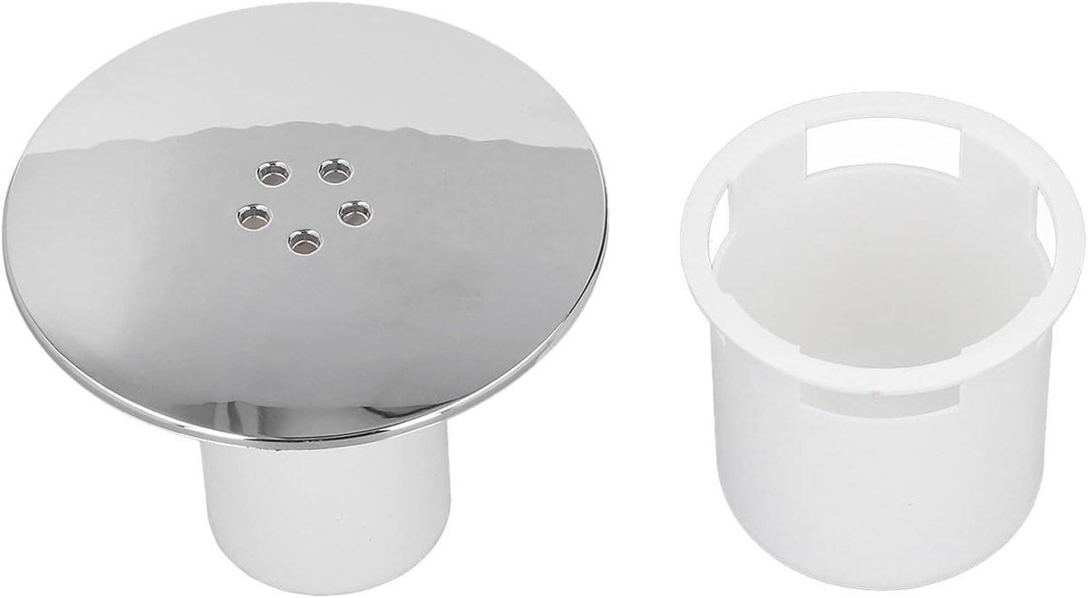 SnelShoppen - Doucheafvoer Strainer, Plastic Afvalopvangplug voor Gaatje, Doucheafvoer Bescherming, Doucheputdeksel voor Badkamer