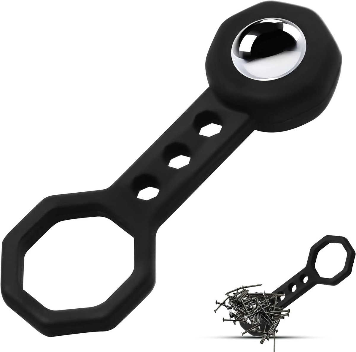 SnelShoppen - Magnetische Wandscanner voor Studs, 20 Pond Aantrekkingskracht, Geen Batterijen Nodig, Detecteert Metaal Achter 5/8" Gipsplaten, Hout en