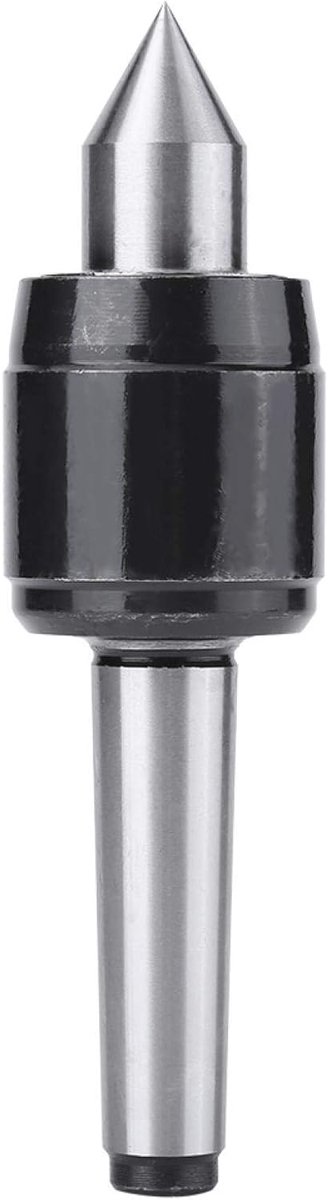SnelShoppen - MK2 Live Center MT2 60° Hoogwaardige Precisie Draaicentrum van Staal voor CNC Draaibank, Medium Draaigereedschap, Standaard