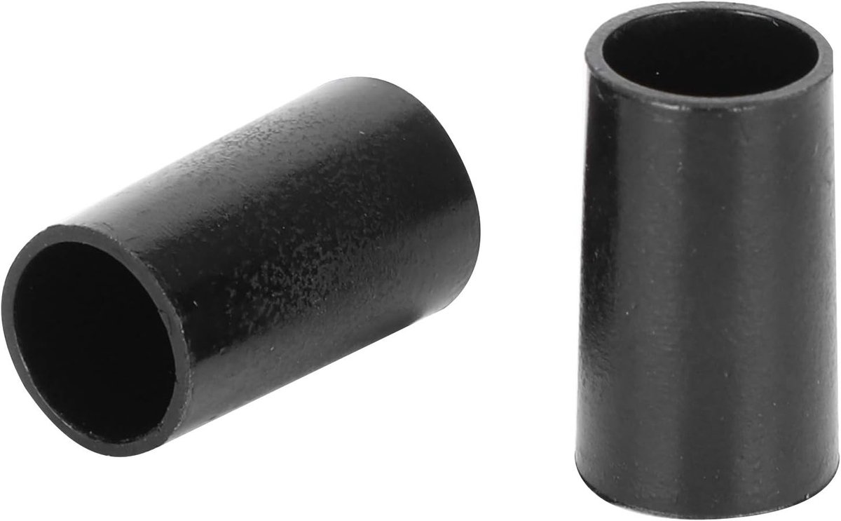 SnelShoppen - 10 Paar Hoge Hak Tip Caps Zwart Hoog Hak Beschermers CPU Polyurethaan Schoen Reparatie Vervangsets (9mm) voor Dames