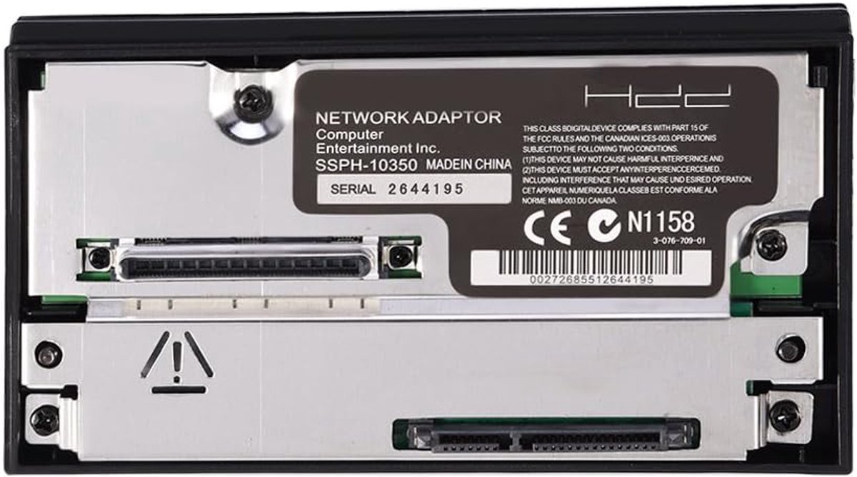 SnelShoppen - PS2 hard drive adapter voor SATA interface, high-performance harde schijf adapter voor PlayStation 2, ABS materiaal, gaming accessoires