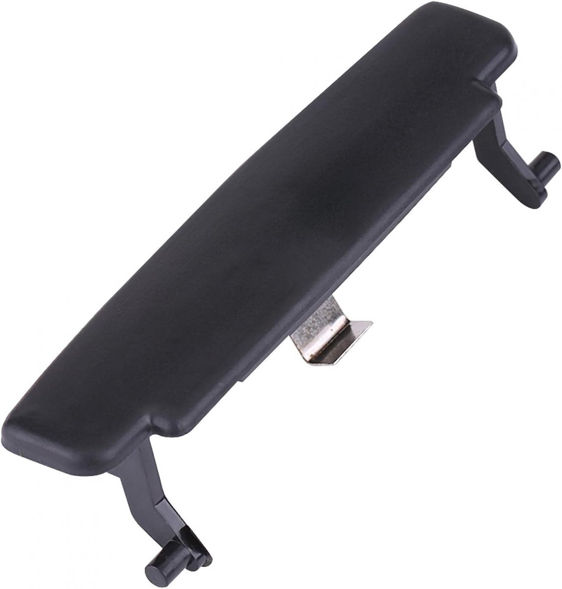 SnelShoppen - Auto Armsteun Deksel Sluiting Klap Latch Clip voor Audi A6 C6 2005-2011, Hoogwaardige Kunststof en PU Leer, Zwart, Eenvoudig te Installe