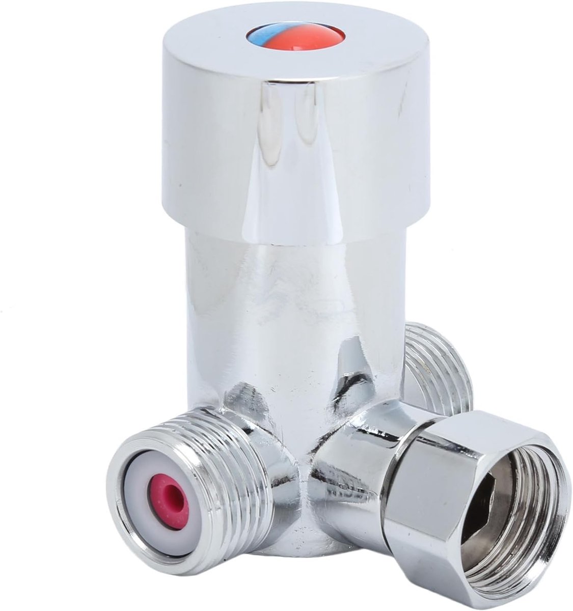 SnelShoppen - Thermostatische Mengkraan Messing G1/2 voor Warm en Koud Water - Badkamer Keuken Kraan met Temperatuurregeling - Duurzaam en Gebruiksvri