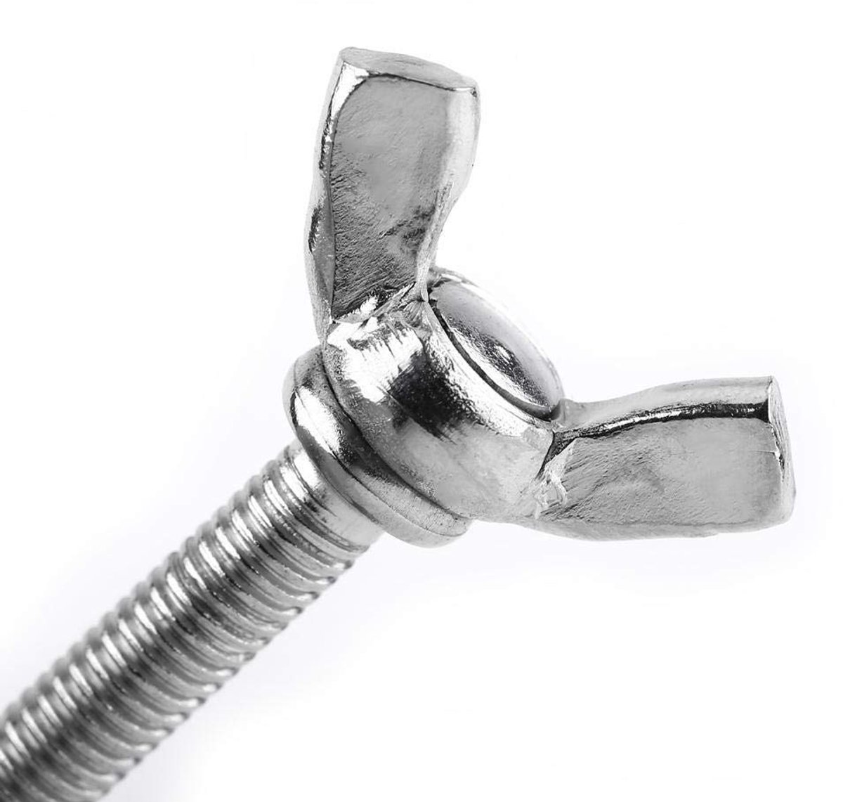 SnelShoppen - 8 Stuks M5 304 RVS Vleugelmoeren Vleugelbouten Herbruikbare Verpakking 20mm - Ideaal voor Industrie en Constructie