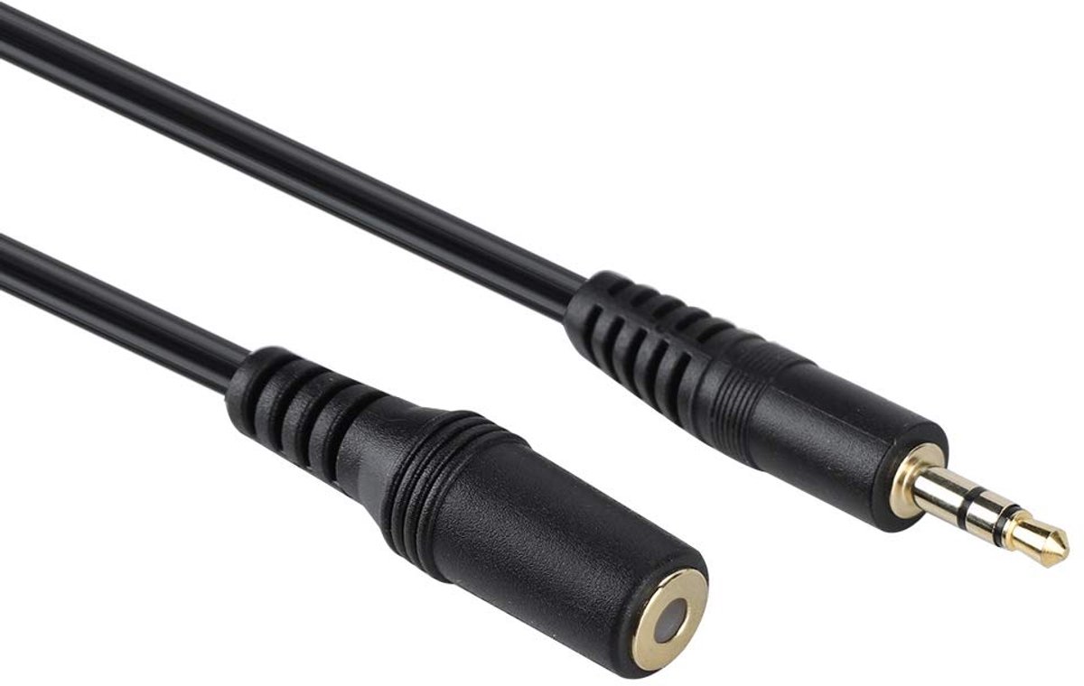 SnelShoppen - Audio Verlengkabel 3,5mm Stereo Jack - AUX Verlengkabel 30m - Geschikt voor Hoofdtelefoons, Mobiele Telefoons, Luidsprekers - Hoge Gelui