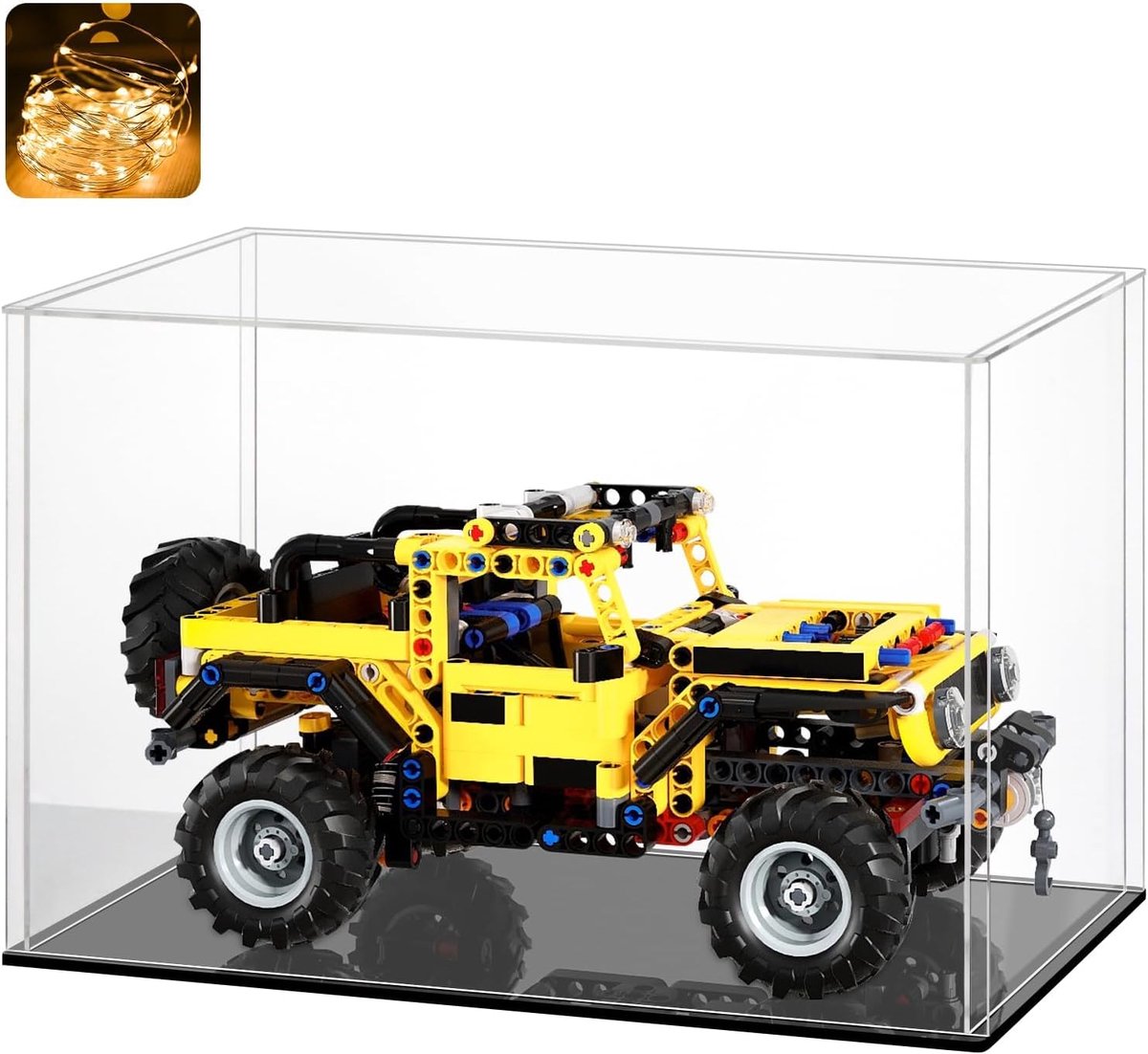 SnelShoppen - Vetrina Acryl Display Case - Transparante Cubo Contenitori - Perfect voor Collectibles, Modellisme, Minifiguren, Statuettes - 18x12x16cm