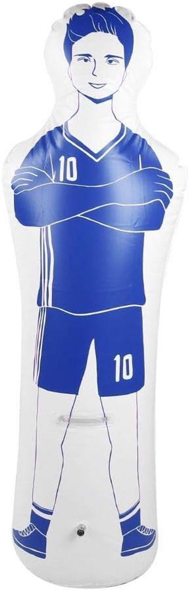 SnelShoppen - 1.6m Inflatable Voetbal Trainingspop Vrije Trap Verdediger Wand 0.35m PVC Bokszak voor Voetbaltraining en Bokstraining