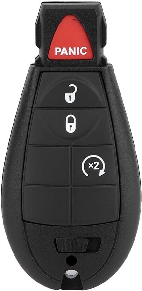 Keyless Entry Afstandsbediening - Autosleutel - Draadloze Afstandsbediening - Ongesneden - M3N5WY783X J28 - Vervanging - Geschikt voor - Auto - Zwart - Model 1500 2500 3500 4500