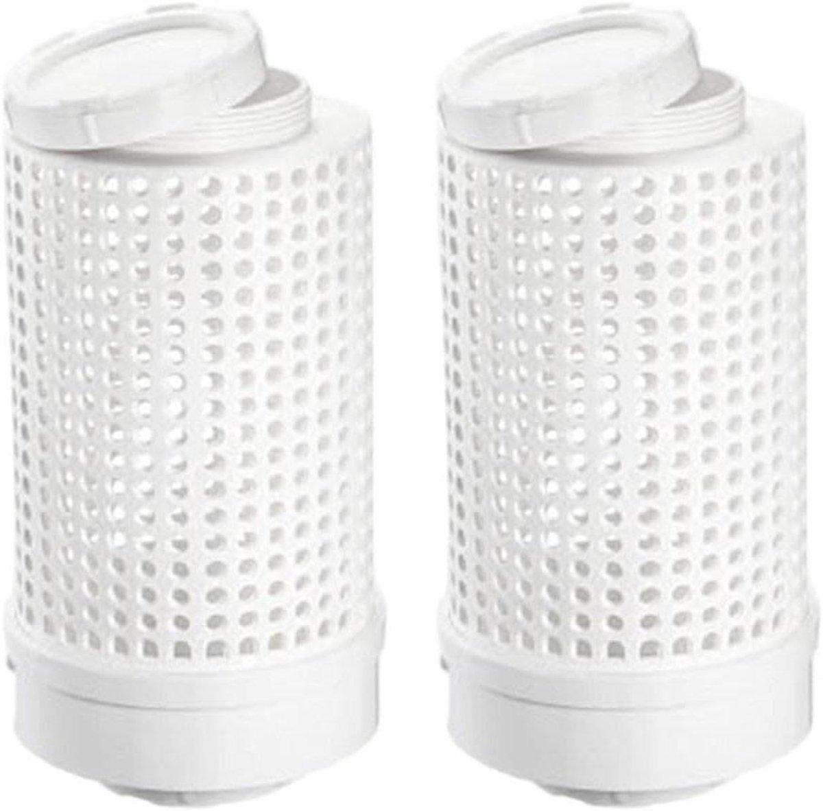 Wormenbak Inbouw - Compostbak Tuin - Afval Verwerken - Duurzaam PVC Materiaal - 2 Stuks 160mm - Wit