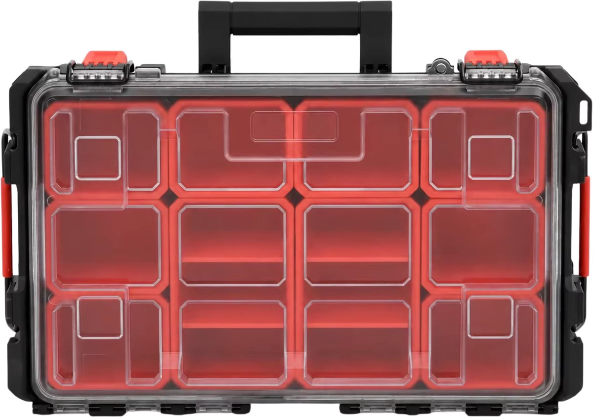 Handbagage Koffer Trolley Zwart – Lichtgewicht, Duurzaam & Afsluitbaar met Drukventiel - PP Harde Kunststof 55,5 x 34,5 x 13,5 cm