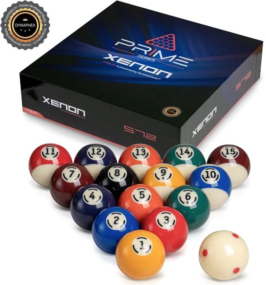DynaSpheres Pool ballen - Prime Xenon - 57,2mm