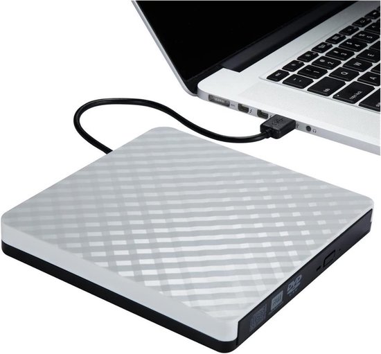 Externe DVD Brander - CD Speler - Bestanden Archiveren - USB 3.0 Poort - Ultra-slank - Zwart — afbeelding 3