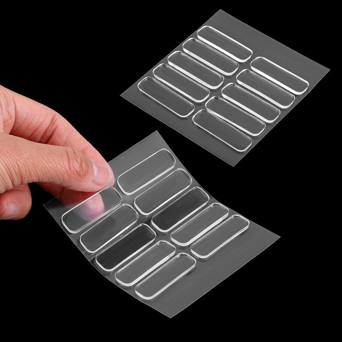 20 Stuks Transparante Meubelwandbeschermers, Antikras Bumpers voor Deuren en Apparaten, Schokabsorberende Pads voor Kasten en Koelkasten