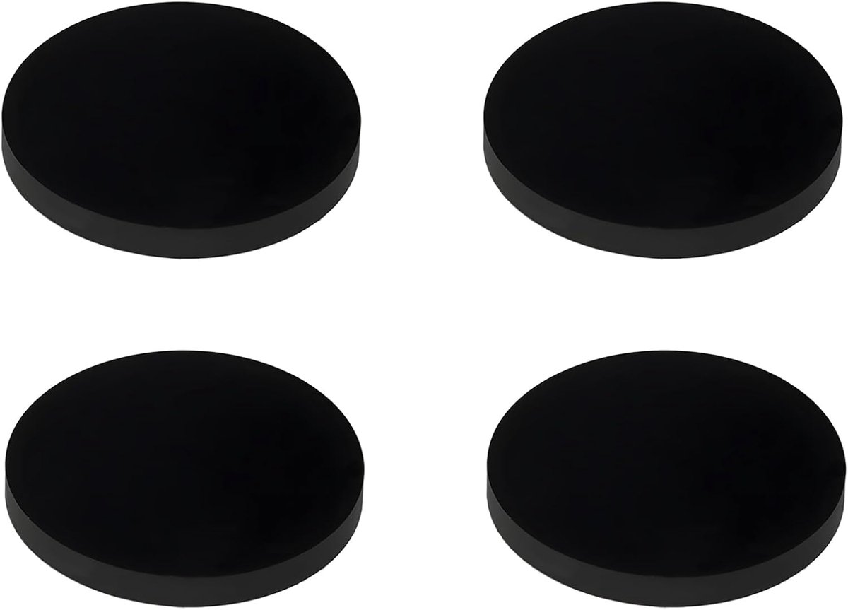 SnelShoppen - 4 Stuks 30mm PDC Stickers Parkeersensor Deactivatie Rubber Beschermhoes 3mm Dik - Perfecte Pasvorm en Eenvoudige Installatie