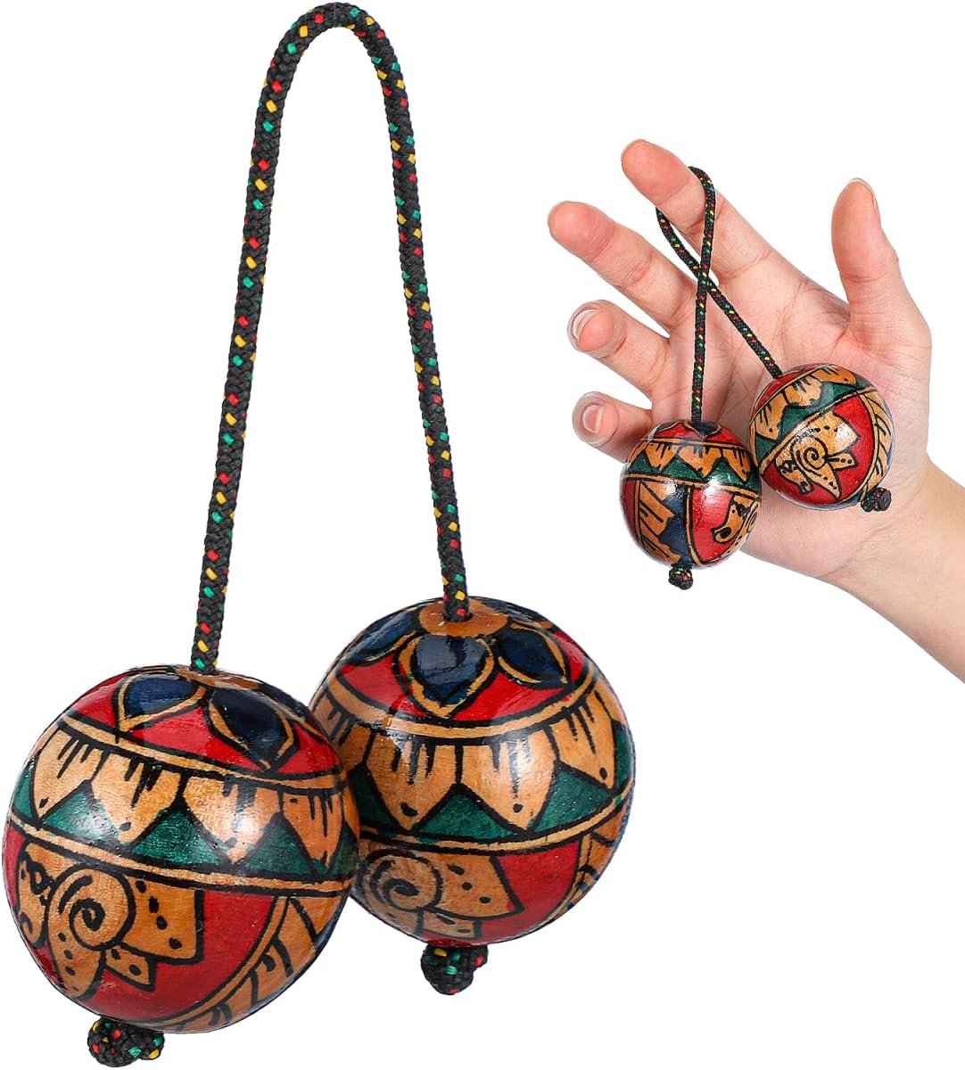 Milisten Asalato Kashaka - Rhythmic Percussion Instrument of Wood with Strings - ShopVlot