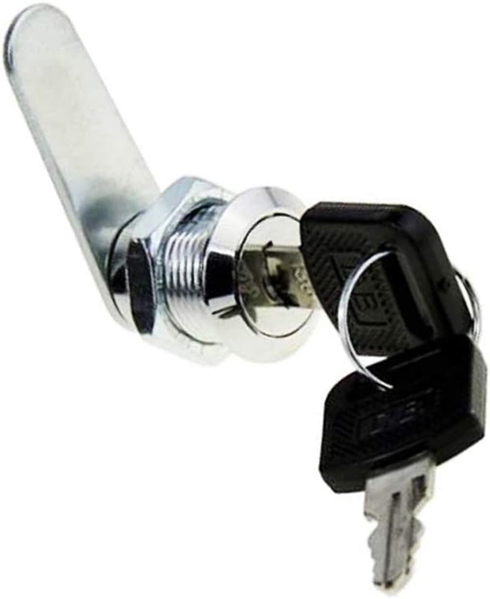 UOOOM Cam Lock Came Lock with Keys for Mailbox, Drawer, Cabinet, Cupboard (T 30mm) - ShopVlot
