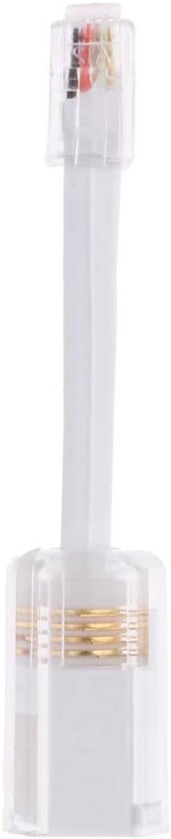SnelShoppen - Telefoon Snoer Ontwinder 3-pack - Uitbreidbaar Draaibaar - Wit - Telefoon Snoer Ontwarring voor Familie Telefoon