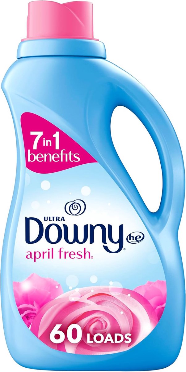 SnelShoppen - Ultra Downy 51 Oz Wasverzachter April Fresh Geur Parels, Luxe Geur, 1,5 Liter, Katoen, Perfect voor Iedere Wasbeurt