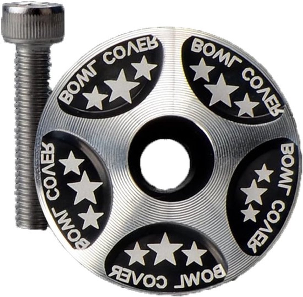 Aluminium Voorste Montagekap voor Fietsstuur - 28.6mm Zwart, Geschikt voor MTB en Racefietsen