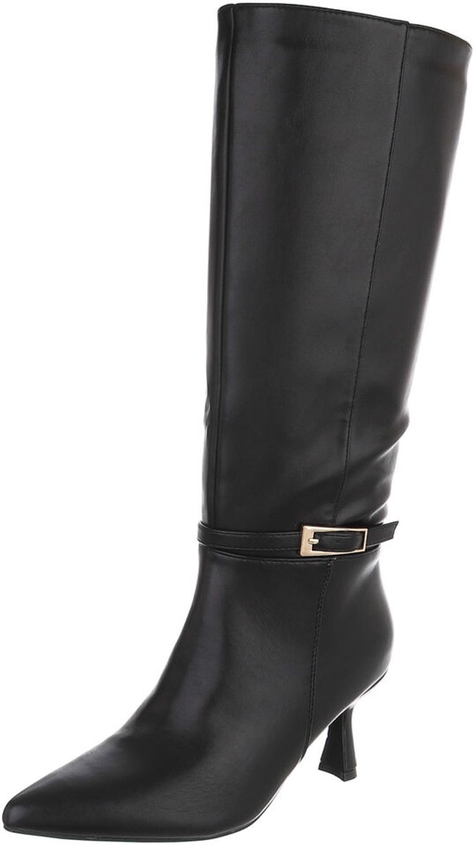 Dames laars - hoge schacht en hak - elegant Mt:36