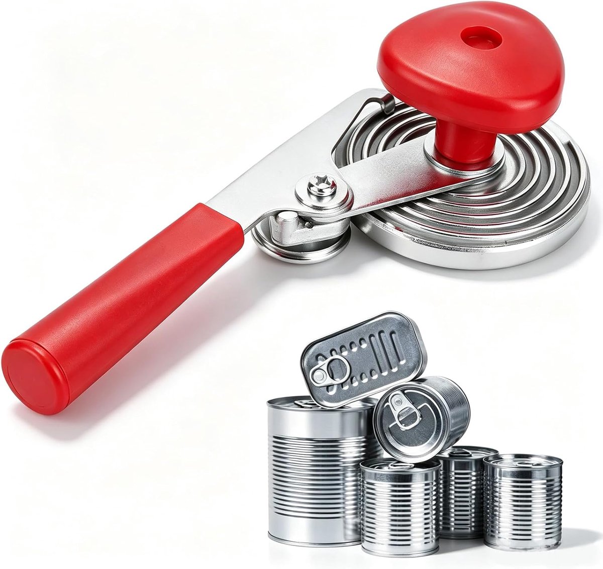 Manual Can Shutter, 22.5cm Vacuum Tin Can Sealing Machine, Iron ABS Seam Machine Iron Sealing Tool For Glass Cans Is - ShopVlot