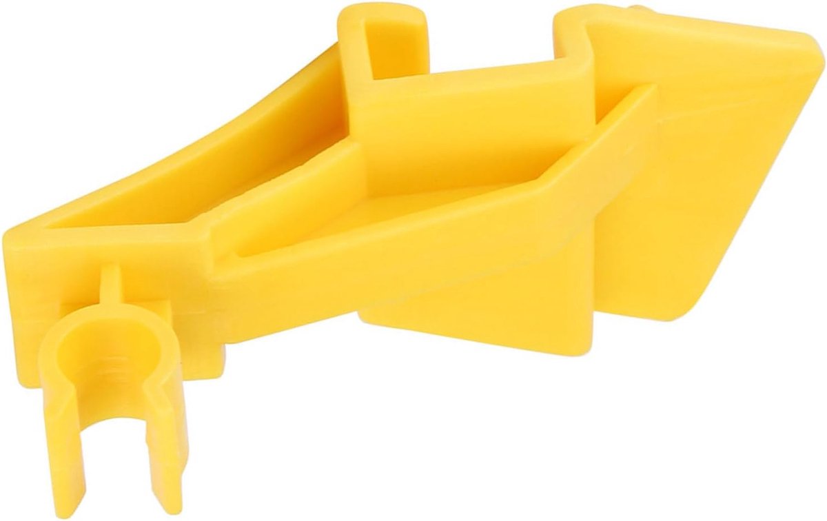 SnelShoppen - Bonnet Holder MK7 2008 - Bonnet Stay Clip Clamp Retainer Geel, Duurzaam ABS, Eenvoudig te Installeren, Vervangend, Auto Accessoire