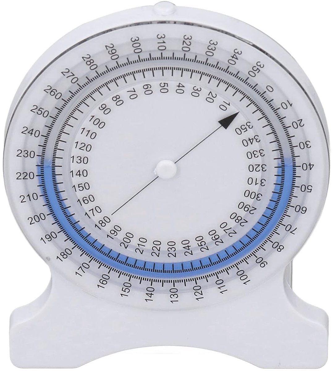 SnelShoppen - Fysieke Therapie Inclinometer, Krasbestendige Bubble Inclinometer Meter, Goede Afsluiting, Eenvoudige Rotatie Voor Bewegingsbereik Metin