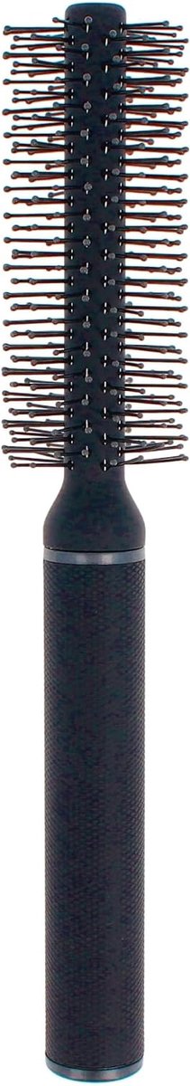 Volumeborstel - Ronde borstel - Haar volume creëren - Antistatische pinnen - 23 x 4 cm - Zwart