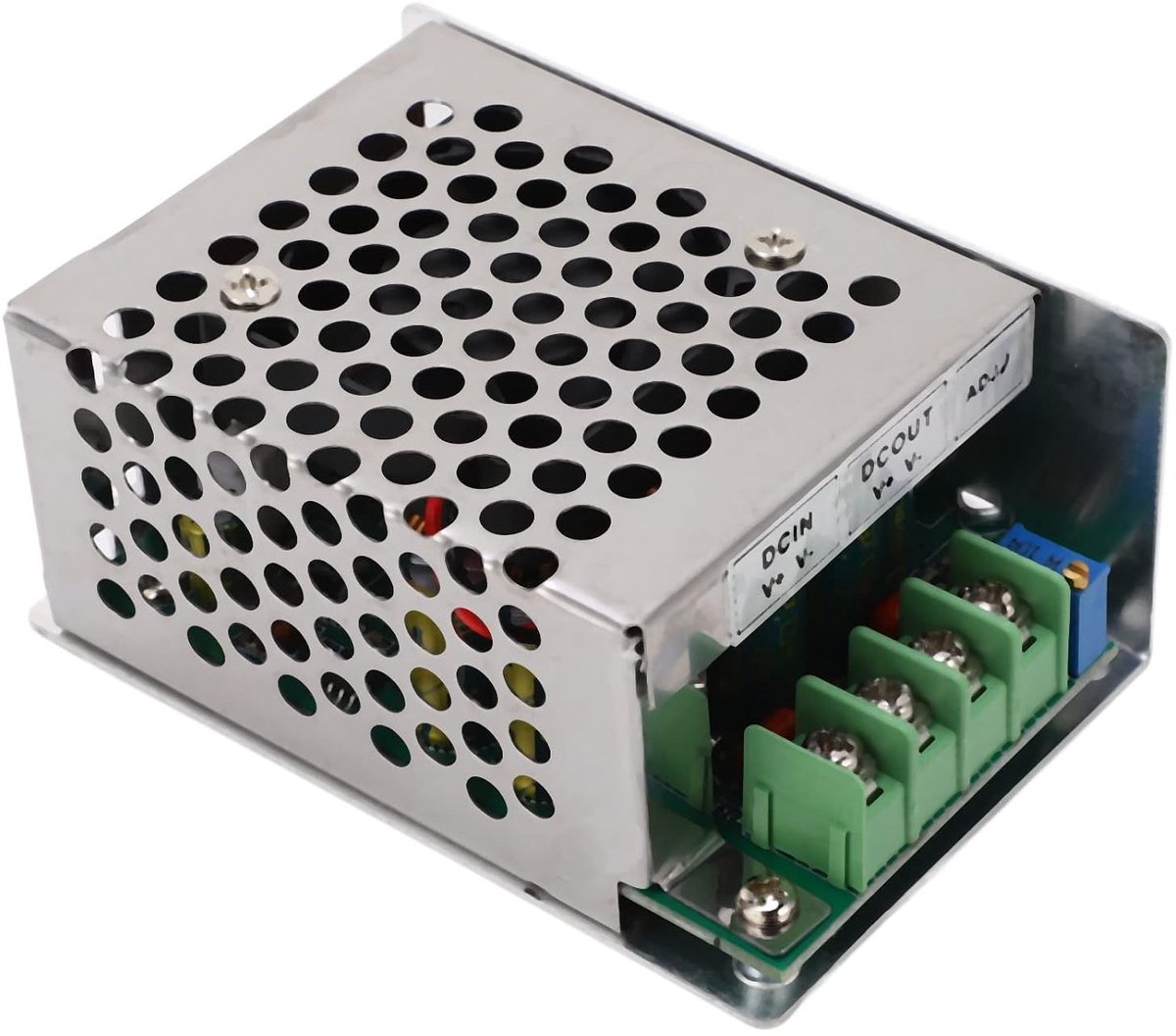 DC-DC converter 15A 400W - Instelbaar 12-75V naar 2.5-50V - Brede toepassing - Ideaal voor motoren en audio - ShopVlot