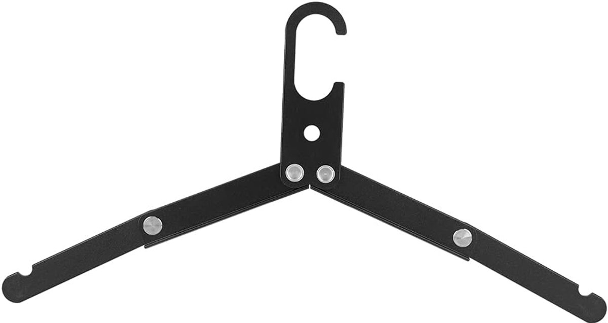 SnelShoppen - Draagbare Antislip Reis Hangers - Vouwbare Kledinghanger van Metaal - Ruimtebesparende Kleding Organizer voor Binnen en Buiten - Ideaal
