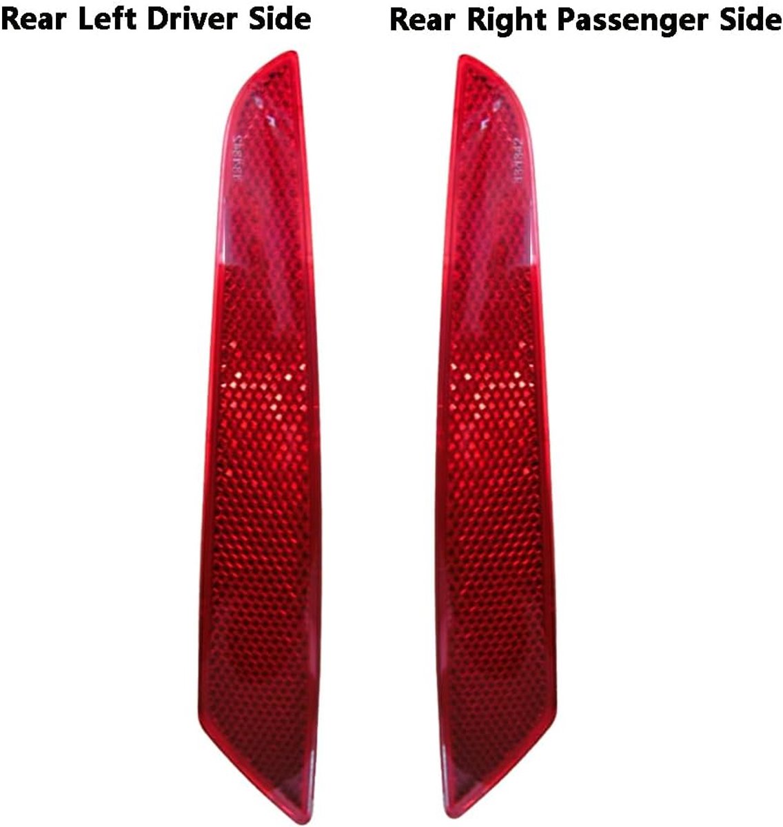 SnelShoppen - Achterbumper Reflector Riloer voor VW Seat Leon 2013-2016 - Duurzaam ABS Materiaal - Perfecte Pasvorm - Decoratieve Autokleding - Coole