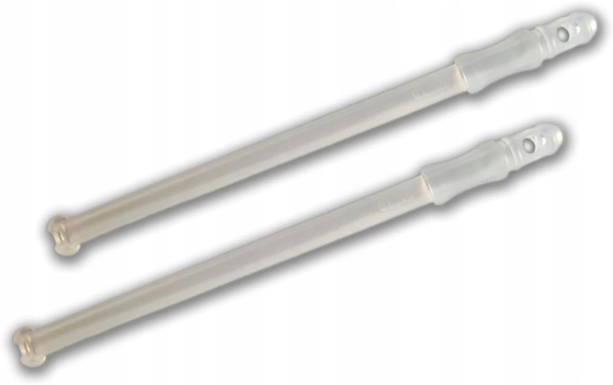 SnelShoppen - 2 x Melk Suction Hose Geschikt voor DeLonghi Koffiemakers 5313232961 53132C8204 - 157 mm voor ECAM en ETAM Melkcontainer - Hoogwaardige