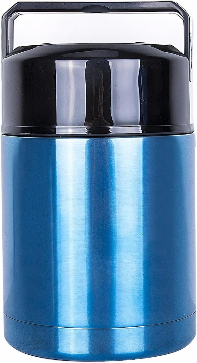 Grote Geïsoleerde Voedselcontainer voor Koken 36 oz 1000ml, RVS Binnenkant, Lekvrije Soeppot en Voedselopslag, Ideaal voor Maaltijdprep en Picknick