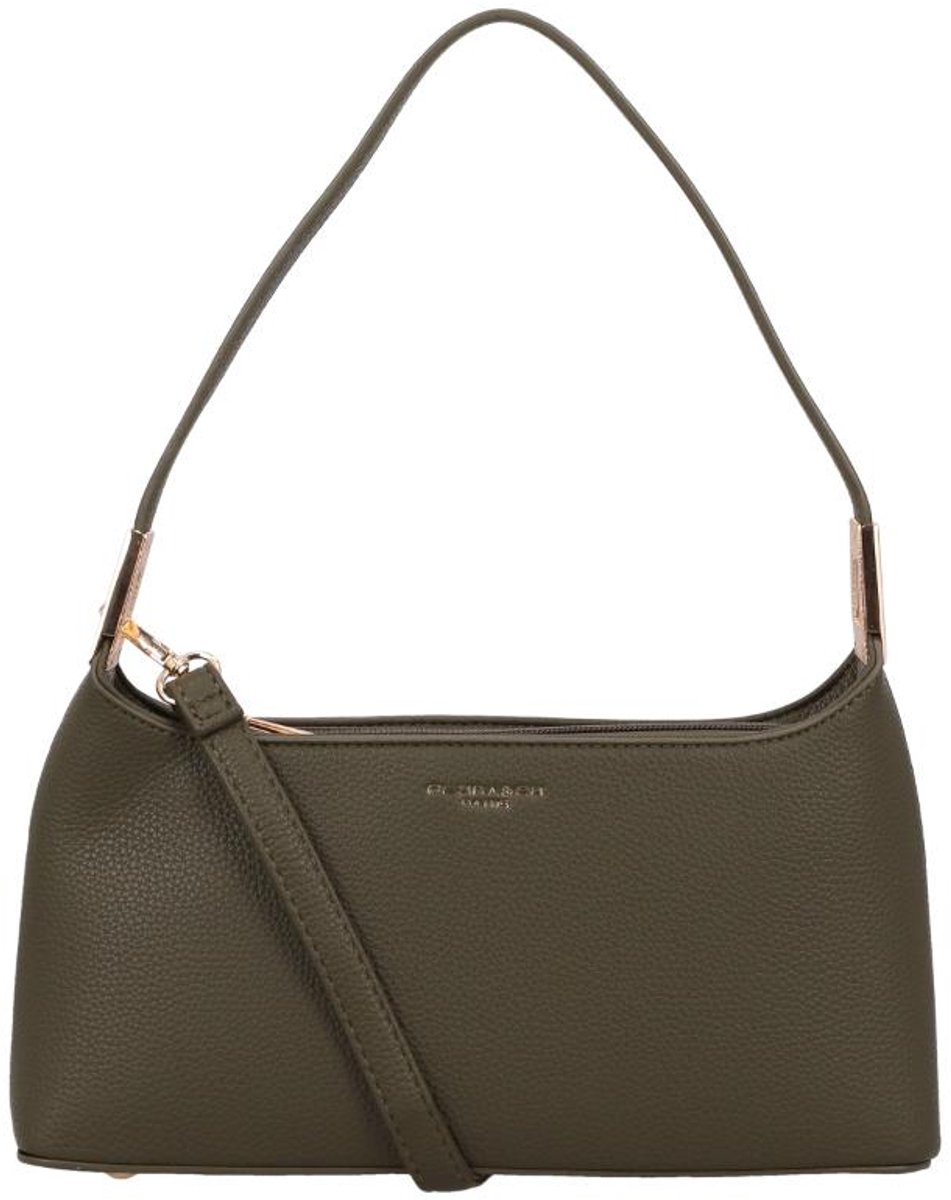 Flora & Co Lorella Medium Handtas Dames - Imitatieleer - Kaki