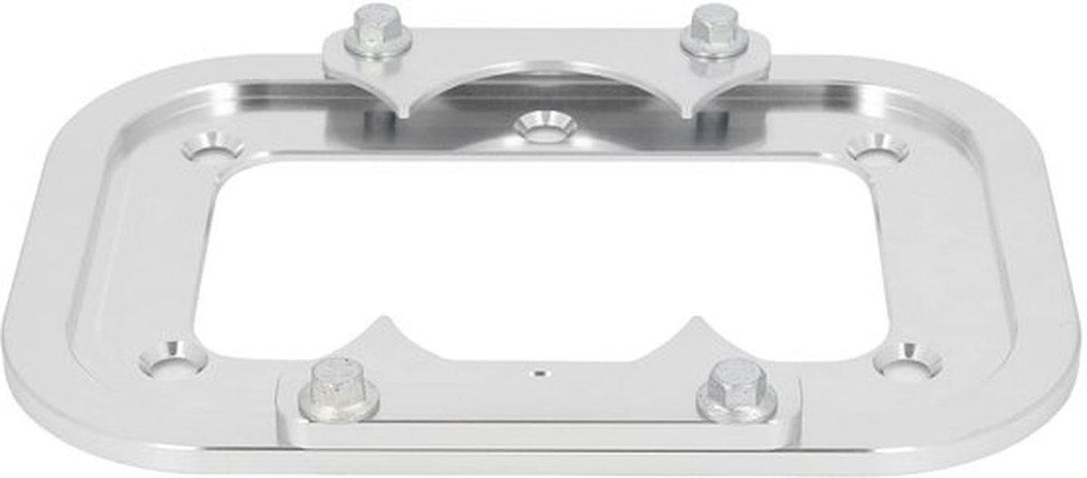 Batterijbevestigingsplaat - Aluminium - Duurzaam - Zilver - Geschikt voor Optima Batterijen - Top 34 3478 D34 D3478 34M D34M