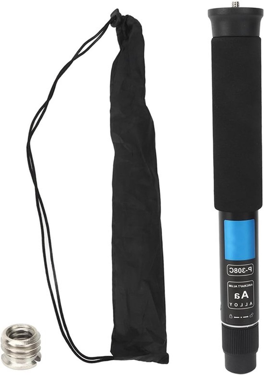 Draagbare 157 cm Monopod voor DSLR en Camcorders, Lichtgewicht Carbon Fiber Reisstatief voor Hiking en Camping