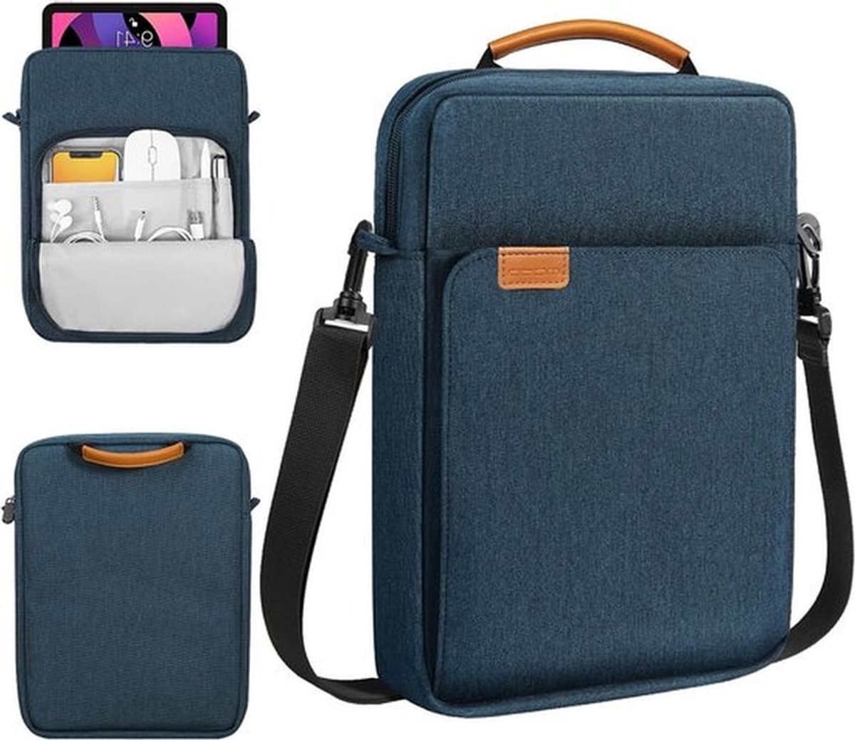 Tablet Sleeve Tas voor 9-11 Inch Tablets met Schouderband - Geschikt voor iPad Pro, Galaxy Tab en Meer