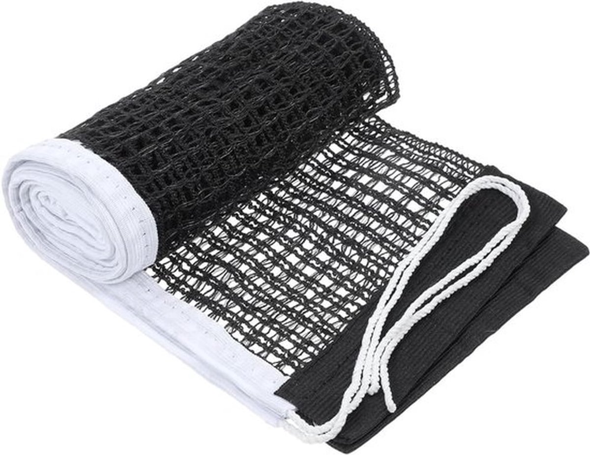 PE Tafeltennisnet 180 x 14 cm, Vervangend Net voor Binnen en Buiten, Geschikt voor Tafeltennistafels, Duurzaam en Draagbaar Net