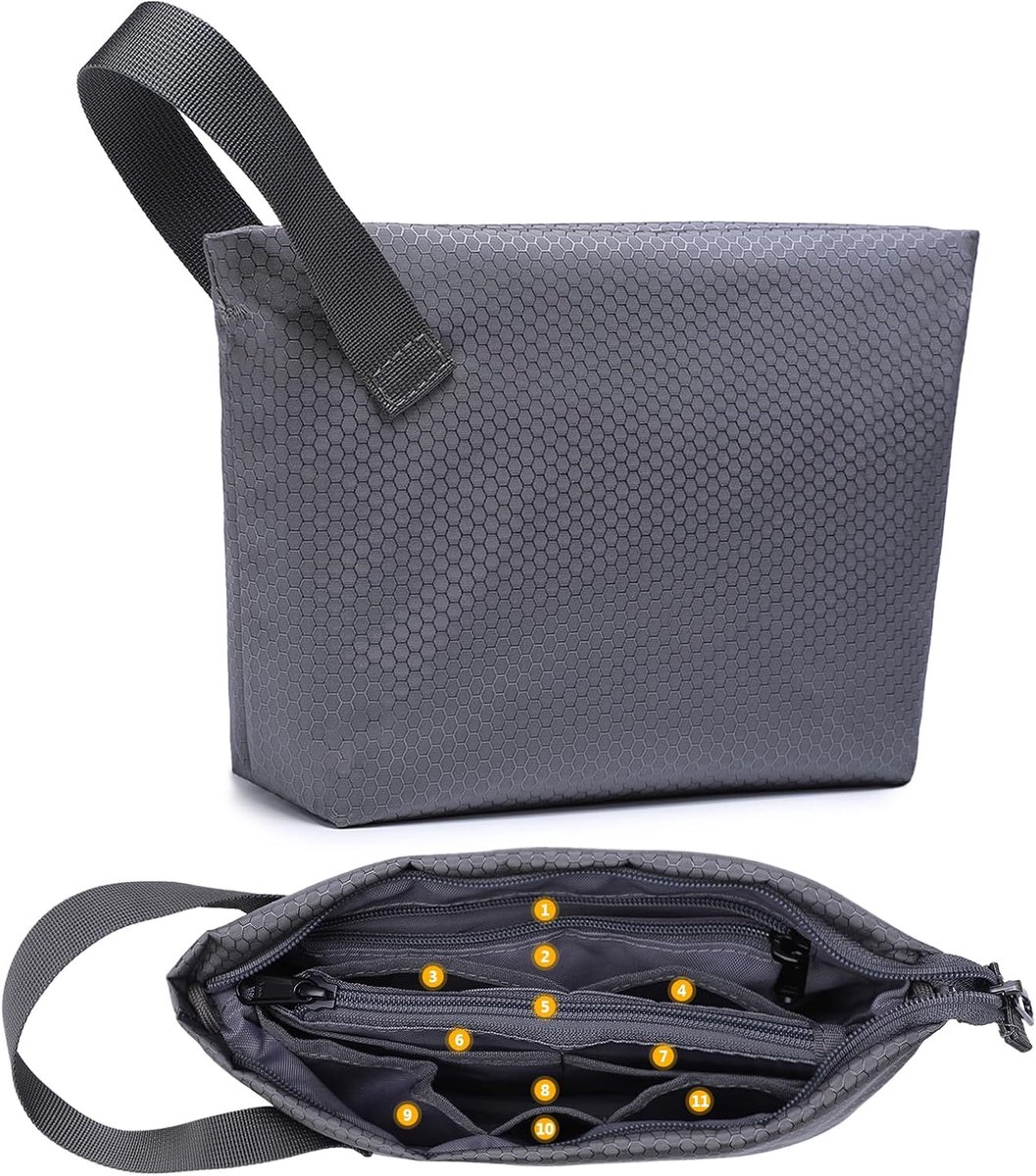 SnelShoppen - Kabel Organizer Tas voor Elektronica Accessoires, Reis Tas voor Laders, Harde Schijf, Muizen, USB Hub, Powerbank, Geheugenkaarten, Gadge